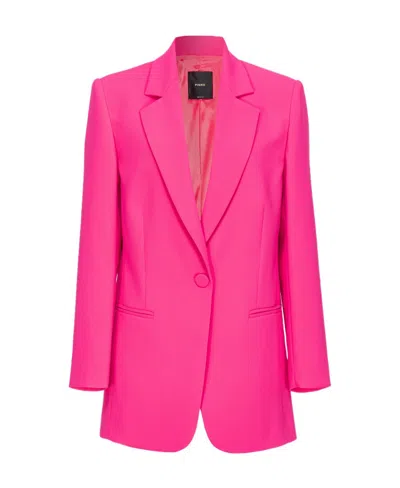 Pinko Blazer Mit Fallendem Revers In Pink