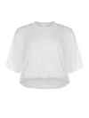 Pinko Nougat T-shirt Made Of Cotton. In White