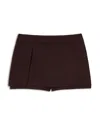 Pinko Novalis Shorts In Intense Burgundy