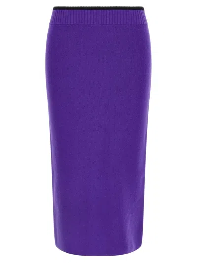 Pinko 'nuova Guinea' Skirt In Purple