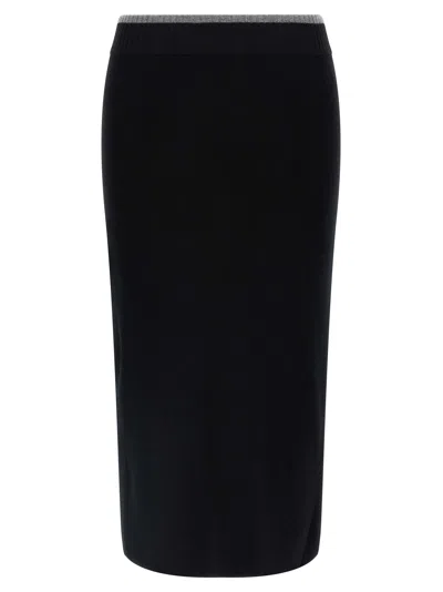 PINKO NUOVA GUINEA SKIRTS BLACK