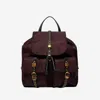 Pinko Nylon Backpack In Blue