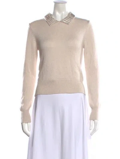 Pre-owned Pinko Nylon Sweater In Neutral