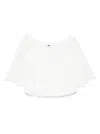 Pinko Off-the-shoulder Lace Detail Blouse With Tie Closure