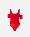 Pinko Gathered Body In Rouge Formule 1