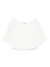 Pinko Off-the-shoulder Lace Detail Blouse With Tie Closure