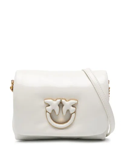 Pinko Baby Love Click Puff Cross Body Bag In White