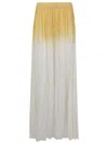 Pinko Strengthened Maxi Length Palazzo Trousers In Multi