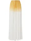 Pinko Strengthened Maxi Length Palazzo Trousers In White