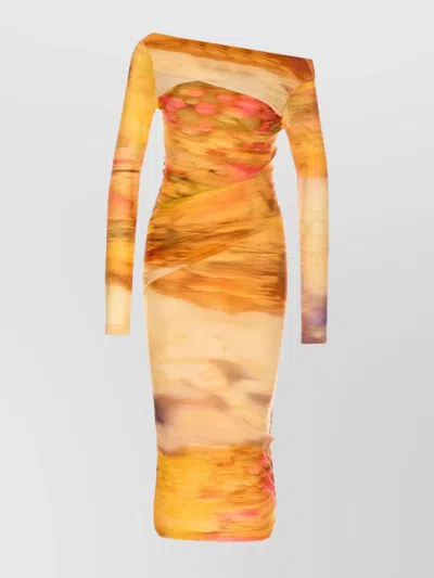 Pinko Beggin Dress In Multi