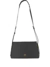 Pinko One, Two, Three Love Birds-motif Shoulder Bag In Black