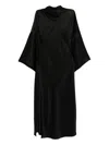 Pinko Open-back Midi Dress In Black