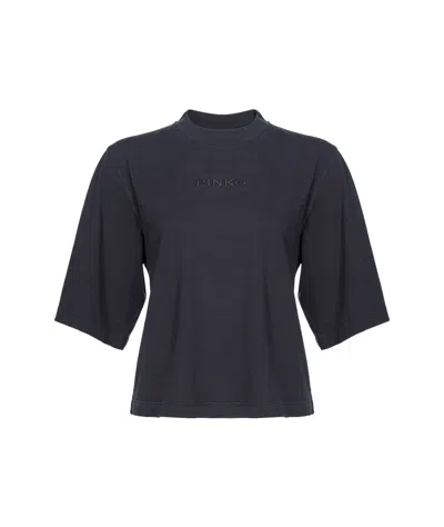 Pinko Open-necked Black Shirt