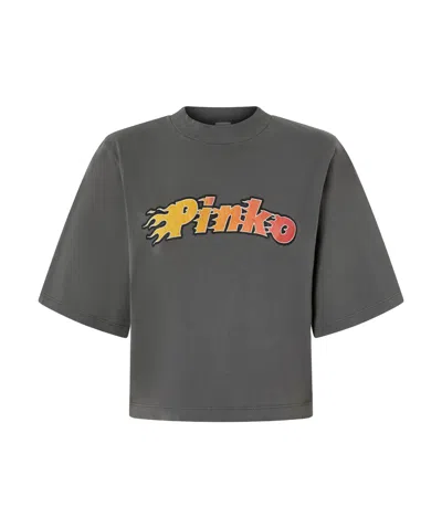 Pinko Open-necked Black Shirt