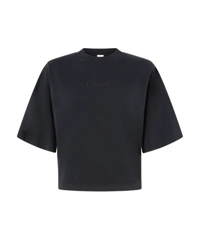 Pinko Open-necked Black Shirt