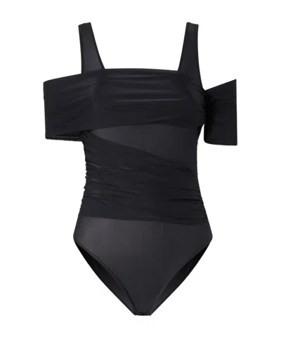 PINKO PINKO OFF-THE-SHOULDER JERSEY BODYSUIT