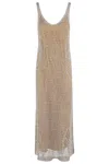 Pinko Sequinned Mermaid Dress With Openwork