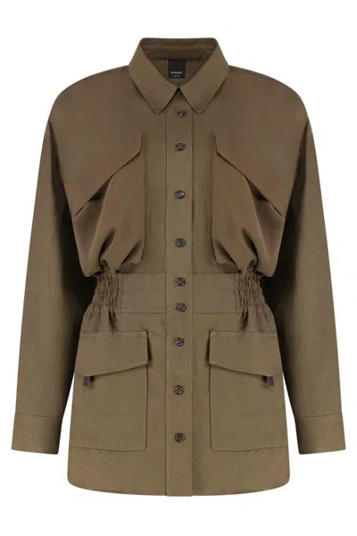 PINKO PINKO ORAMAI VISCOSE OVERSHIRT