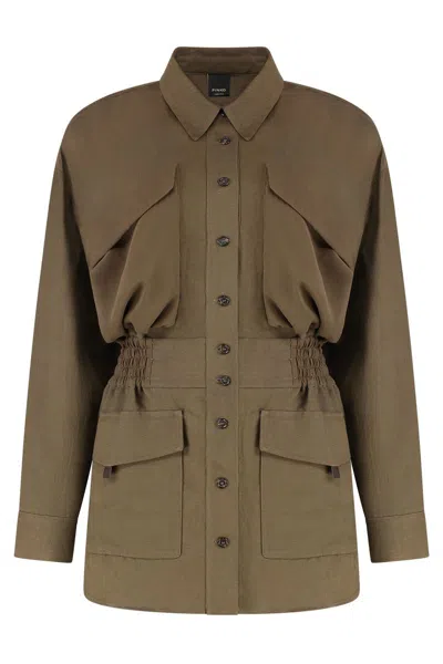 PINKO PINKO ORAMAI VISCOSE OVERSHIRT