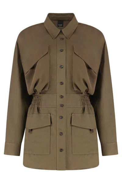 PINKO PINKO ORAMAI VISCOSE OVERSHIRT