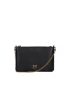 Pinko Love Chain-strap Clutch Bag In Black