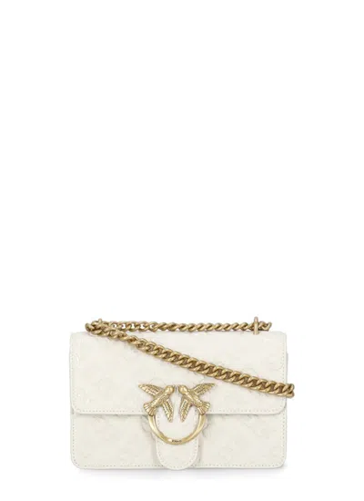 Pinko Love One Ply Mini Bag In White