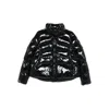 Pinko Zip-up Puffer Jacket In Black