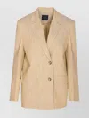 Pinko Oversize V-neck Jacket Split Back