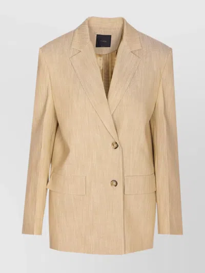 Pinko Oversize V-neck Jacket Split Back