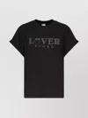 Pinko Oversized Cotton Printed T-shirt In Black