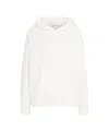 Pinko Hoodie With Logo Embroidery In White