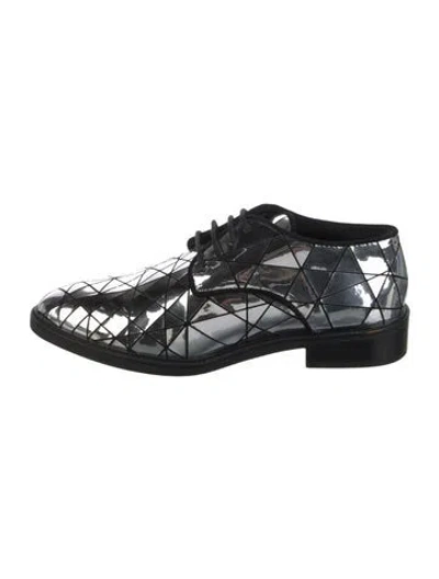 Pre-owned Pinko Oxfords In Silver