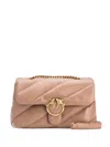 Pinko Quilted Love Birds Buckle Shoulder Bag