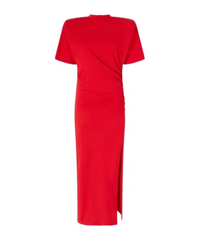 PINKO PINKO PADDED SHOULDERS LONG T-SHIRT DRESS