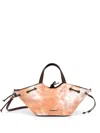 Pinko Pagoda Shopper In Orange
