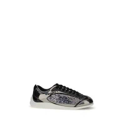 Pinko Paillettes Reby Sneakers In Multi