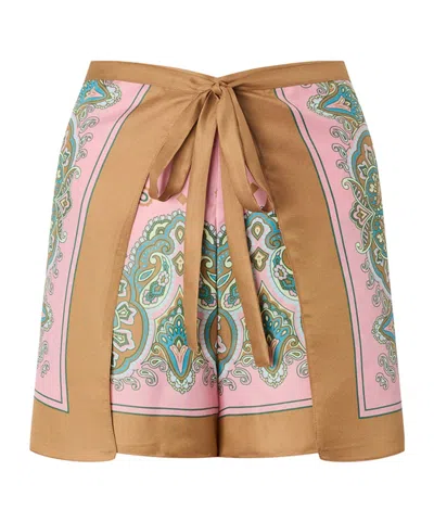 Pinko Paisley Print Shorts