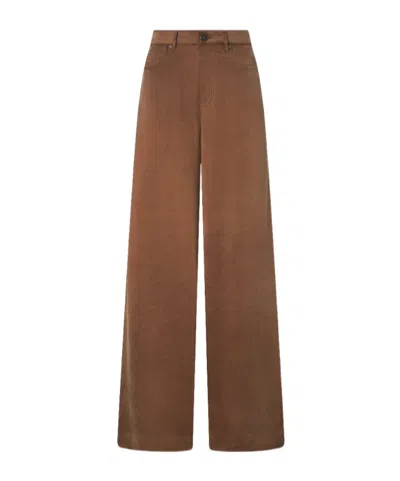 Pinko Palazzo Trousers In Brown