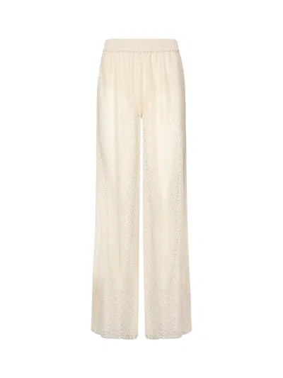 Pinko Palazzo Trousers With Sequins