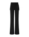 Pinko Tailored Trousers Featuring Zip Pockets In Black