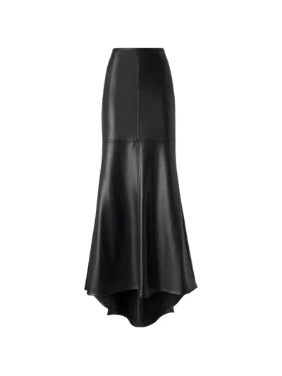 Pinko Panelled High-low Skirt In Black