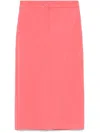 Pinko Panelled Midi Skirt In Pink