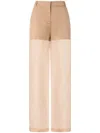Pinko Belt Loops Slacks In Brown