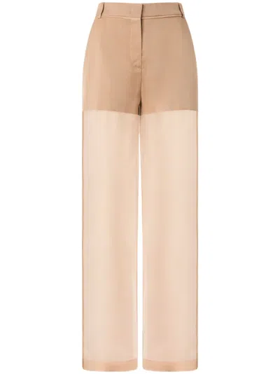 PINKO PANELLED STRAIGHT TROUSERS