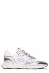 Pinko Low Top Sneakers Metallic Finish