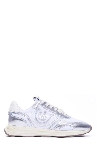 Pinko Love Birds-motif Sneakers In Multi