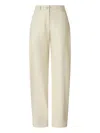 Pinko Trousers Belt Loops Side Back Pockets In Neutral