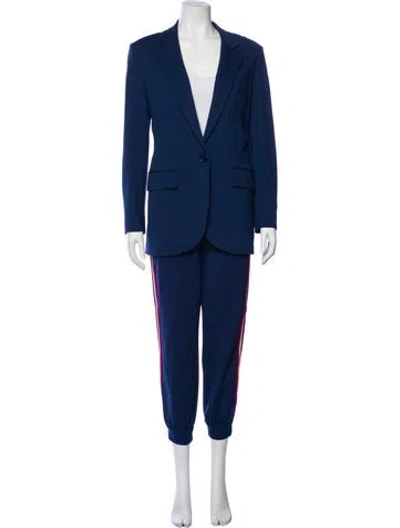 Pre-owned Pinko Pant Set In Blue