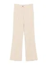 Pinko Flared Trousers With Front Button