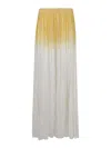 Pinko Strengthened Maxi Length Palazzo Trousers In White